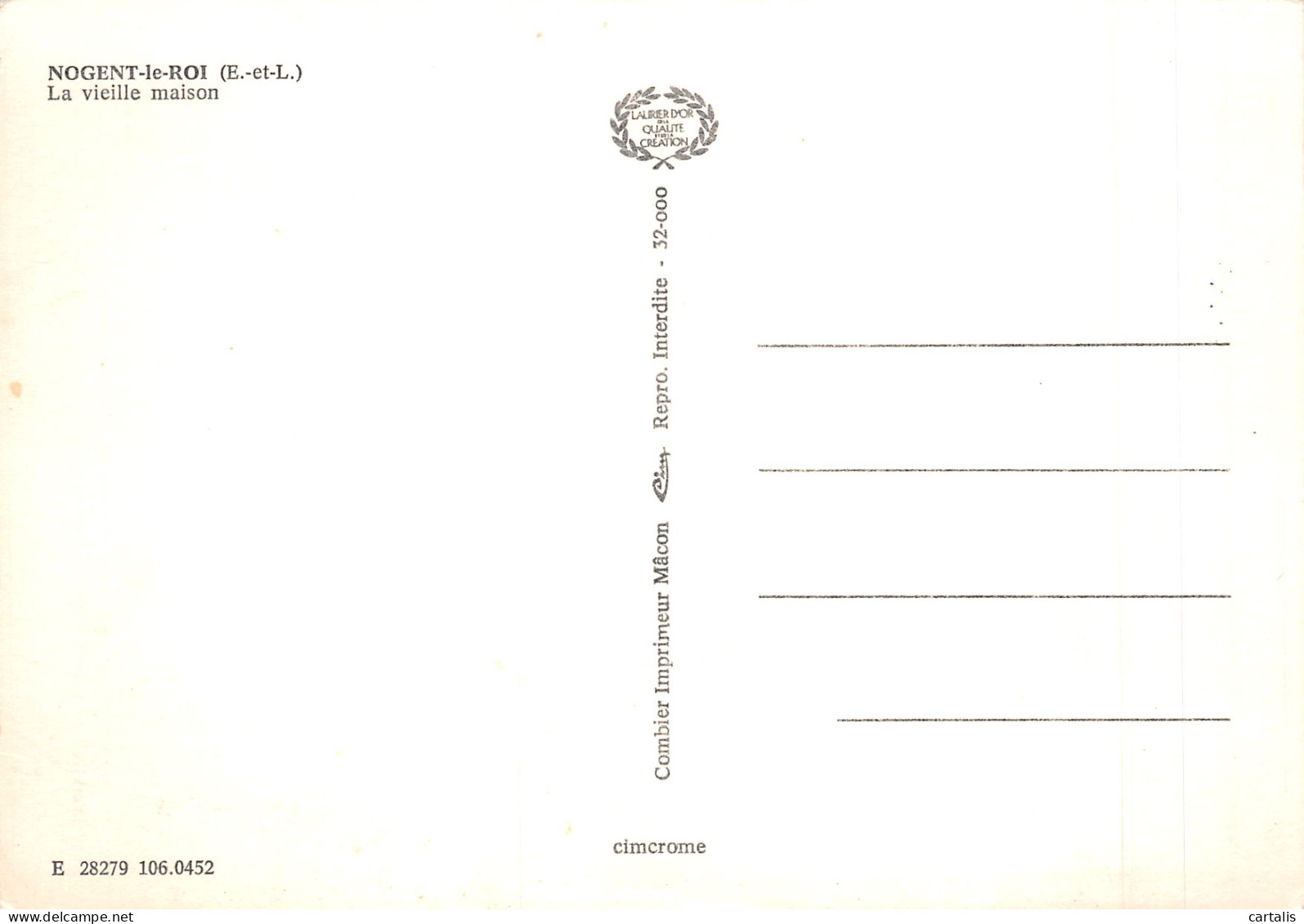 28-NOGENT LE ROI-N°4218-B/0333 - Other & Unclassified