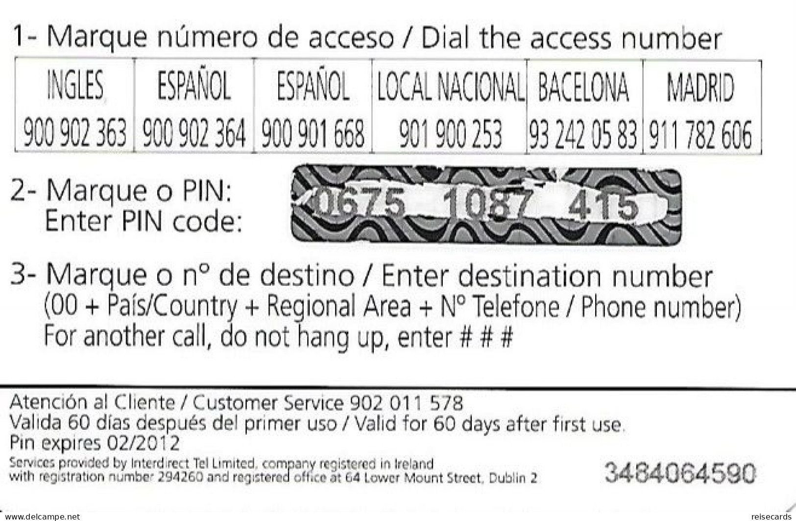 Spain: Prepaid IDT - Salsa 02.12 - Other & Unclassified