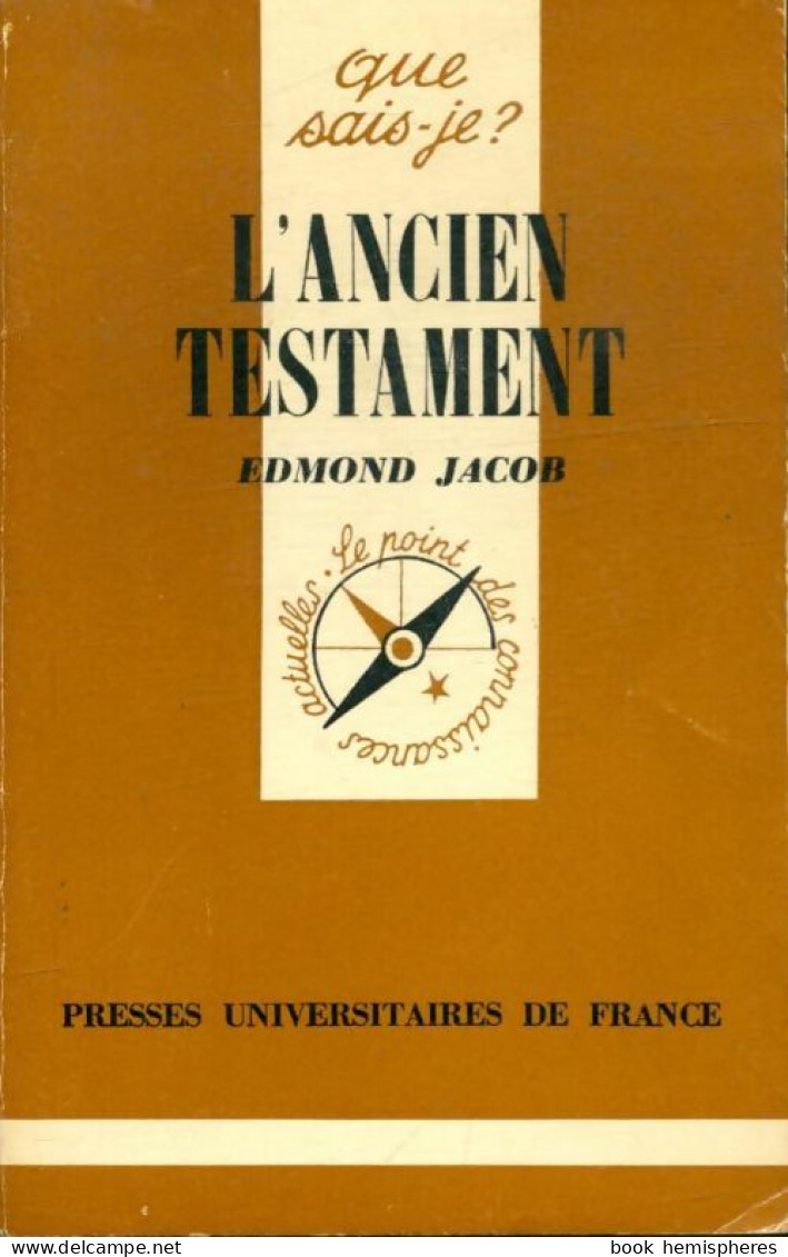 L'ancien Testament (1977) De Edmond Jacob - Religion