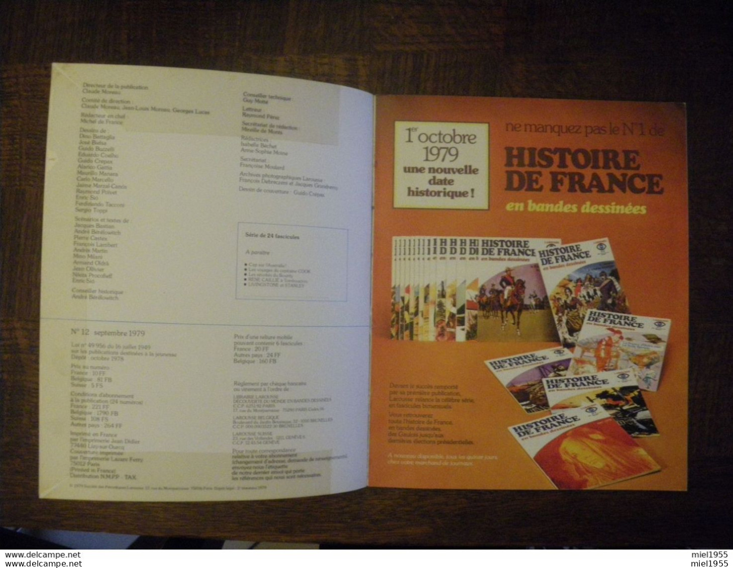 1979 BD Bande Dessinée LAROUSSE La Découverte Du Monde N°12  (4 Photos) Voir Description - Sonstige & Ohne Zuordnung