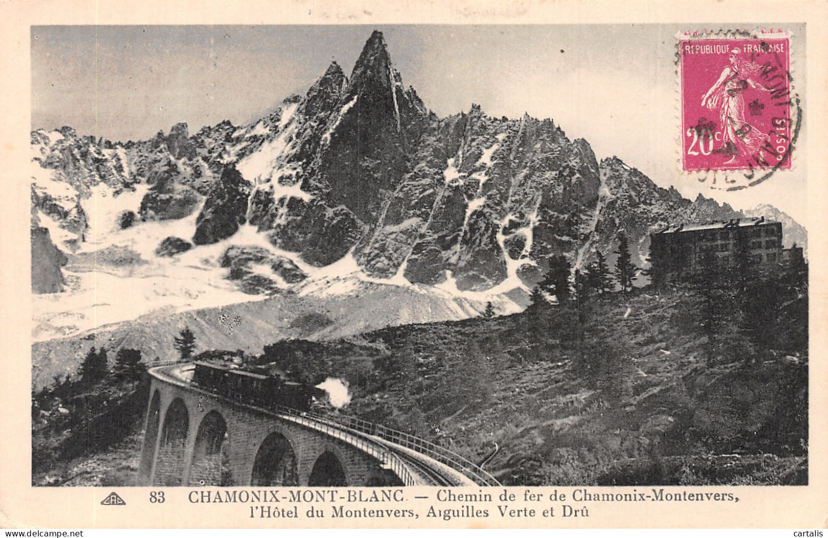 74-CHAMONIX MONT BLANC-N°4219-D/0025 - Chamonix-Mont-Blanc