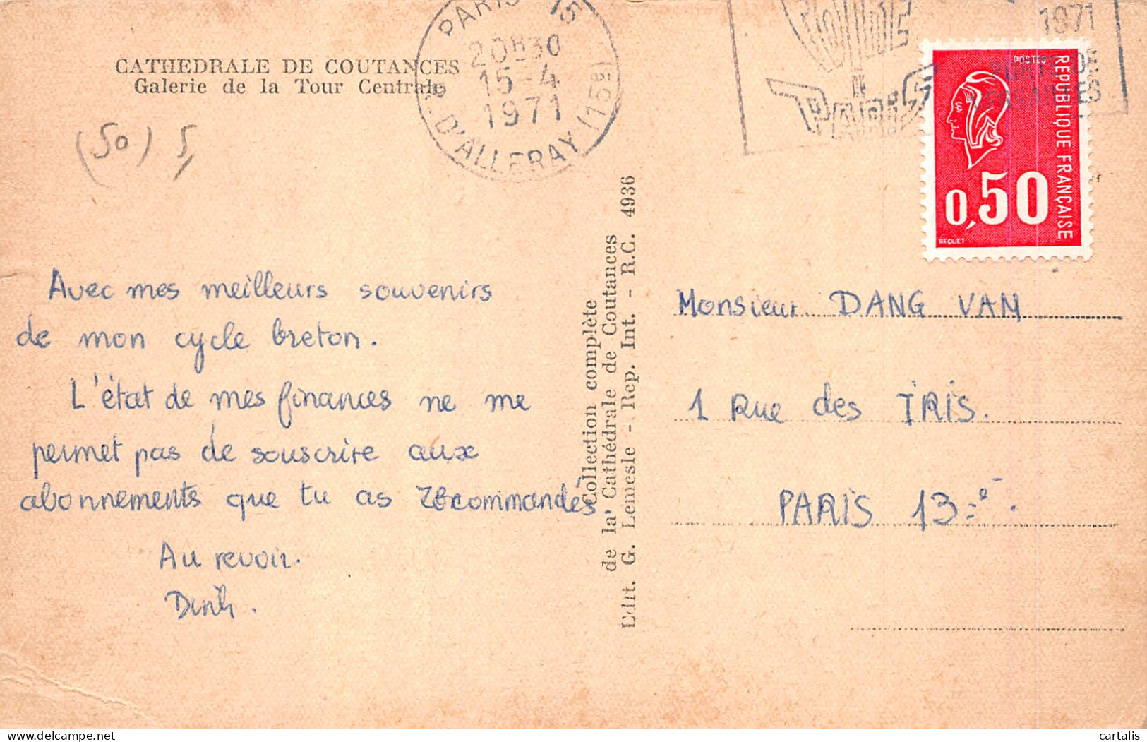 50-COUTANCES-N°4219-C/0289 - Coutances