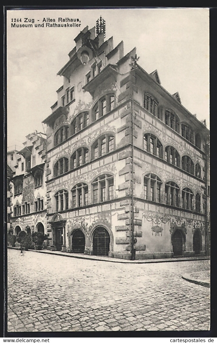 AK Zug, Altes Rathaus, Museum & Rathauskeller  - Autres & Non Classés