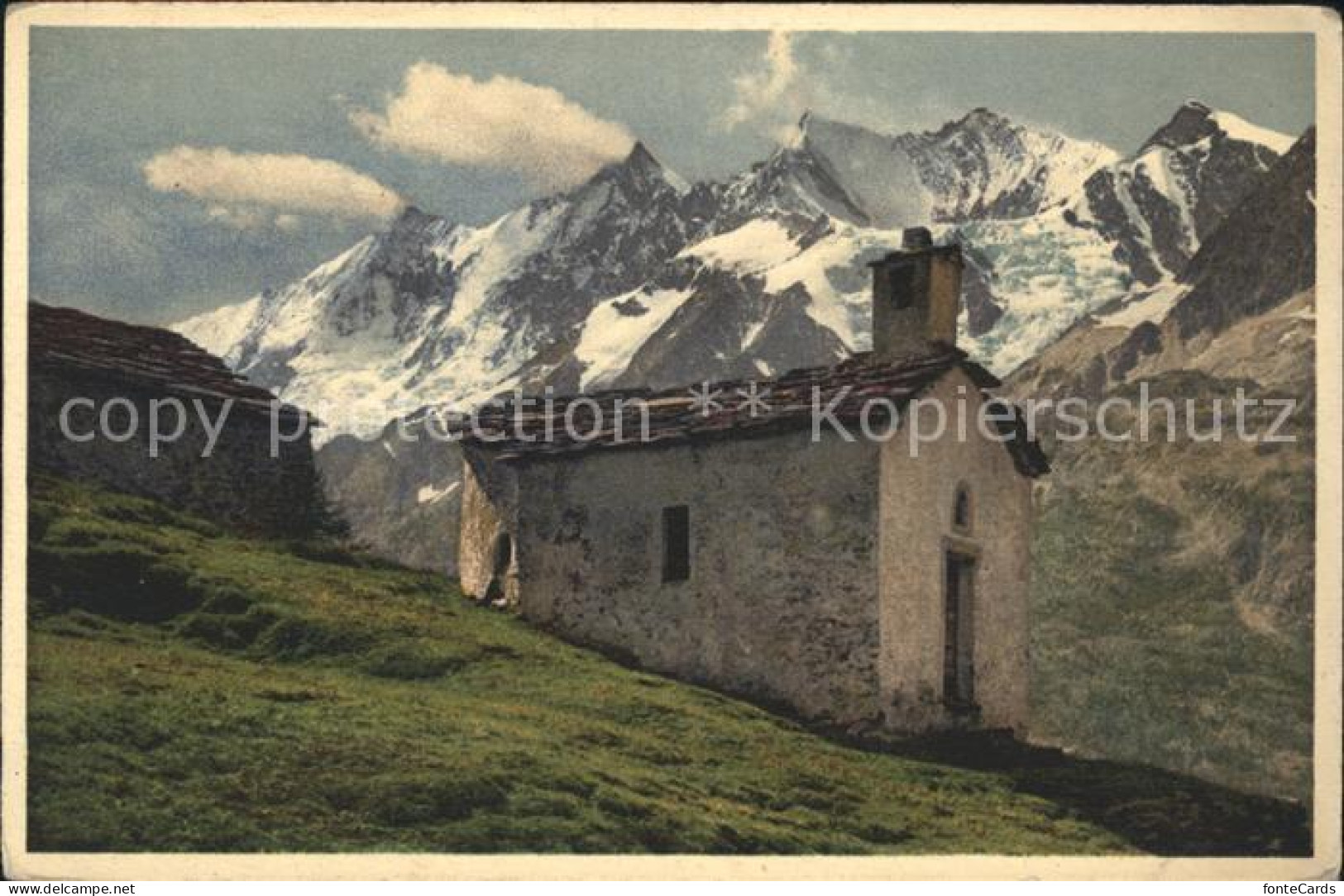 11675646 Saas-Fee Triftalp Taetschhorn Dom Nadelhorn Saas-Fee - Andere & Zonder Classificatie