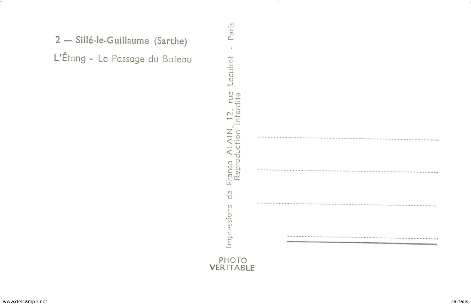72-SILLE LE GUILLAUME-N°4219-E/0091 - Sille Le Guillaume