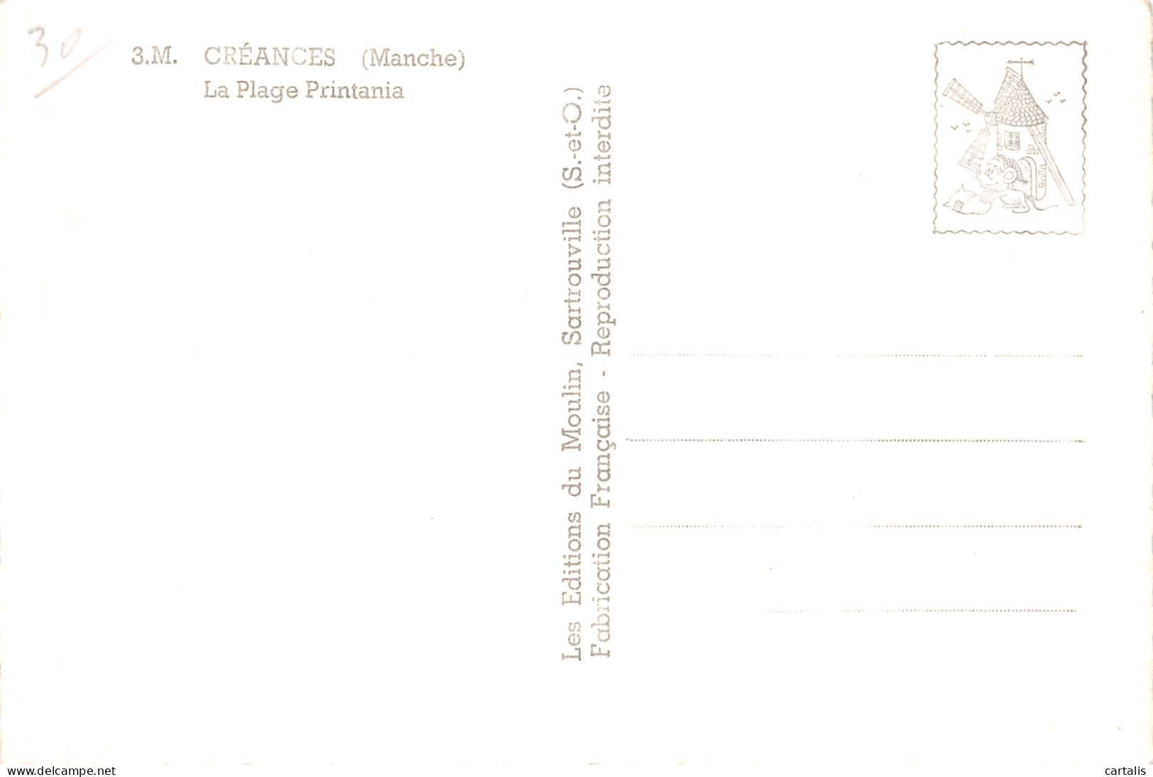 50-CREANCES-N°4219-E/0061 - Other & Unclassified