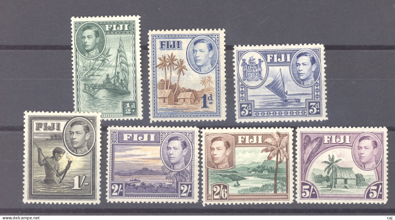 Fidji  :  Yv 104...114  *  7 Valeurs - Fidschi-Inseln (...-1970)