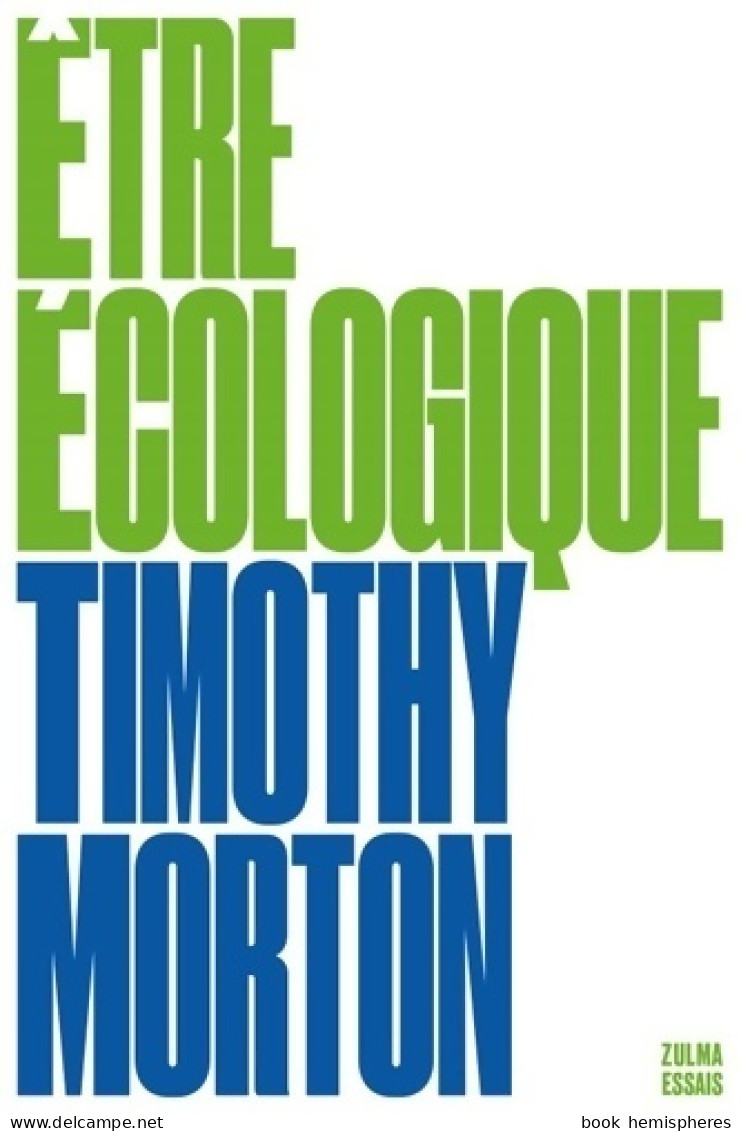 Être écologique (2021) De Timothy Morton - Wissenschaft