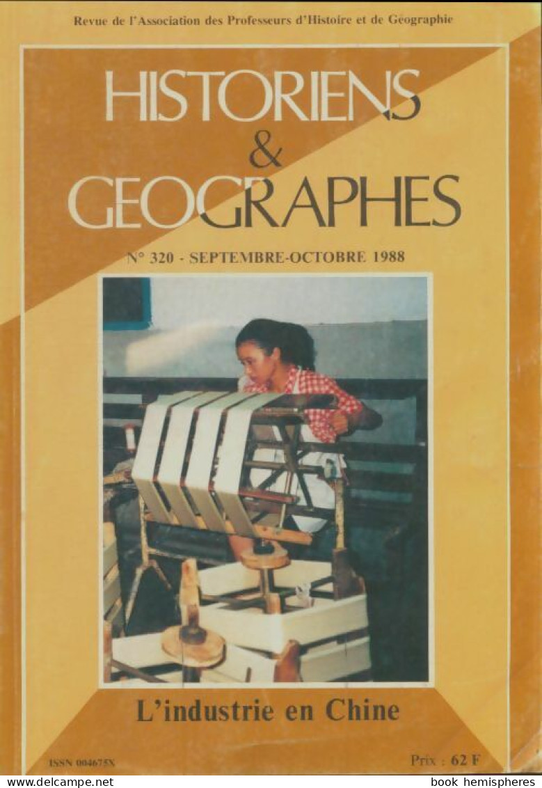 Historiens & Géographes N°320 (1988) De Collectif - Non Classés