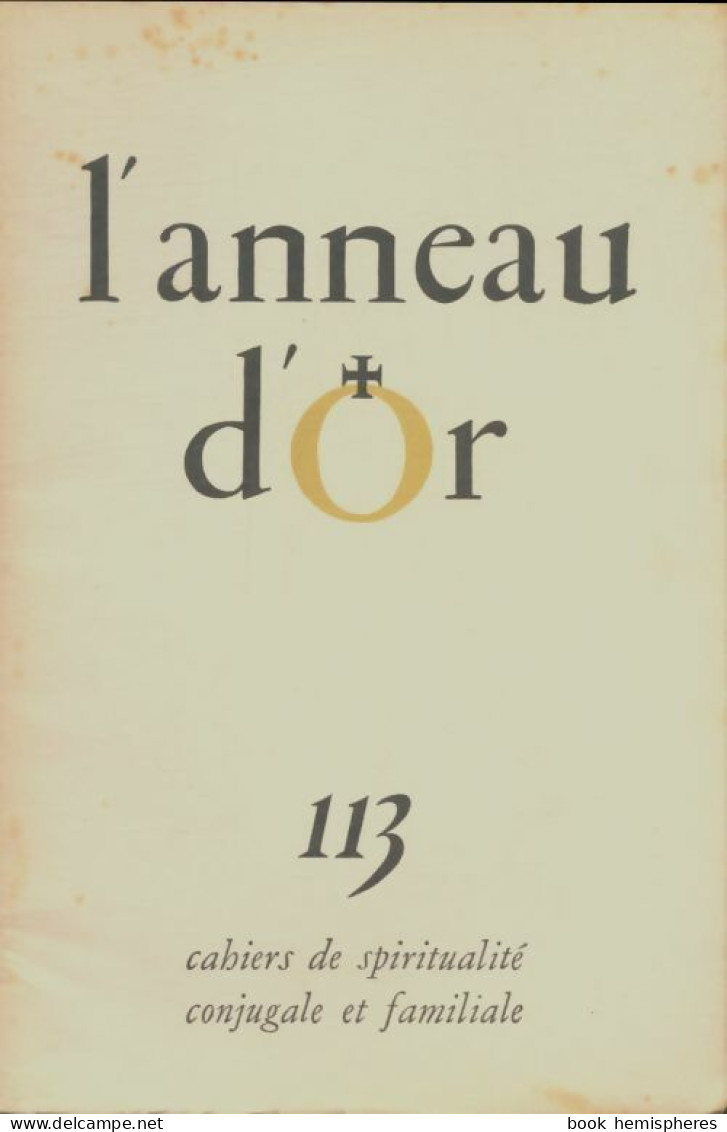 L'anneau D'or N°113 (1963) De Collectif - Non Classés