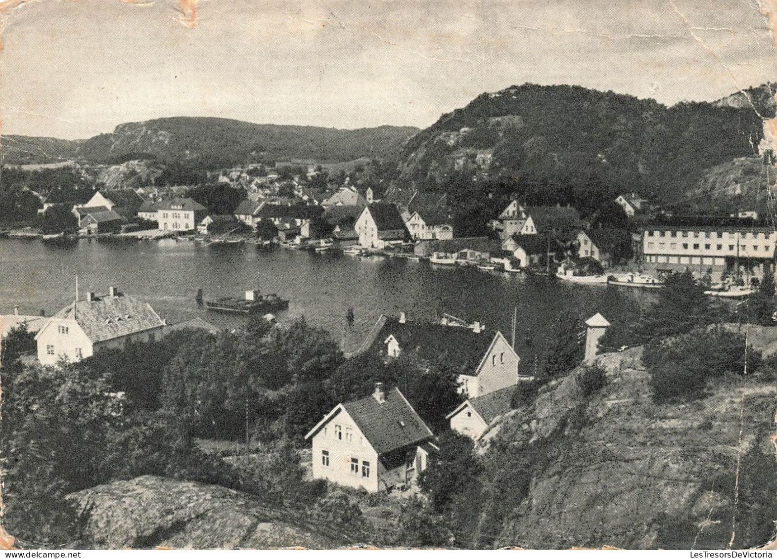 NORVEGE - Mandal - Vue Générale De La Ville - Carte Postale Ancienne - Norway