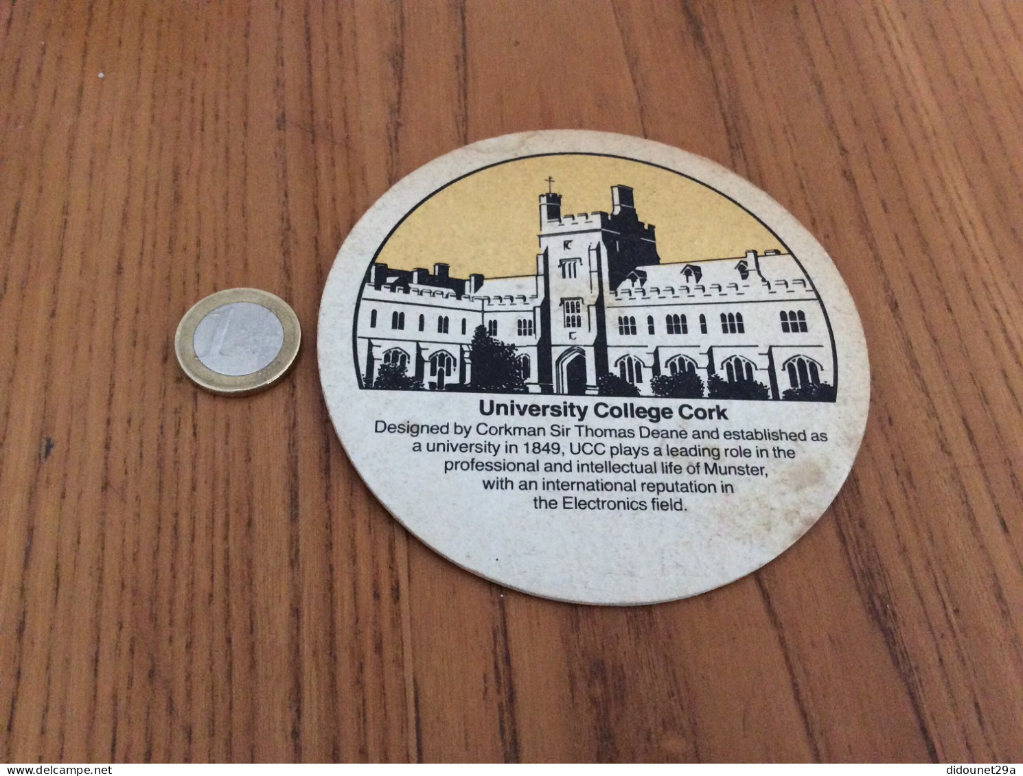 Sous-bock "GUINNESS - University College Cork" (bière) - Beer Mats