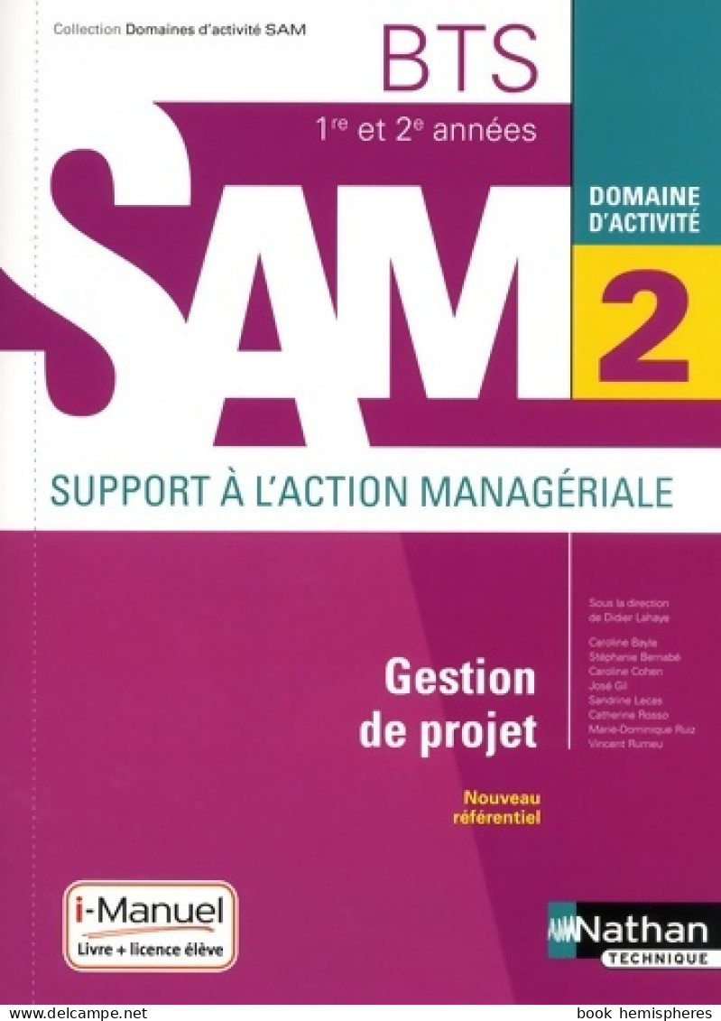 Domaine D'activité 2 - Gestion De Projet (2018) De Caroline Bayle - 18+ Years Old