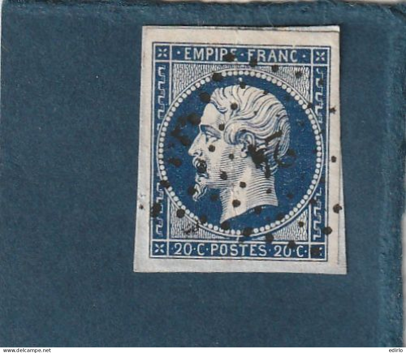 ///   FRANCE /// N° 14 Bleu 20cts  Bleu Foncé SUPERBE - 1853-1860 Napoléon III