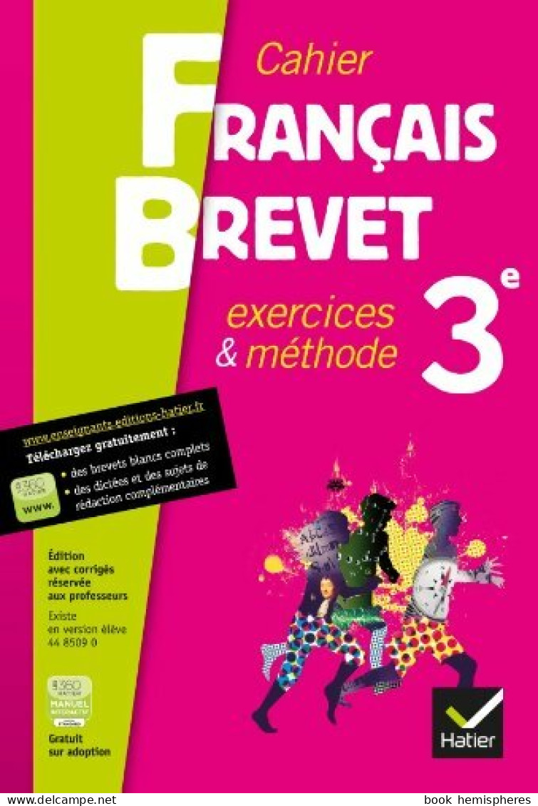 Cahier Français Brevet. Exercices & Méthode 3e (2013) De Levasseur Lomne - 12-18 Ans
