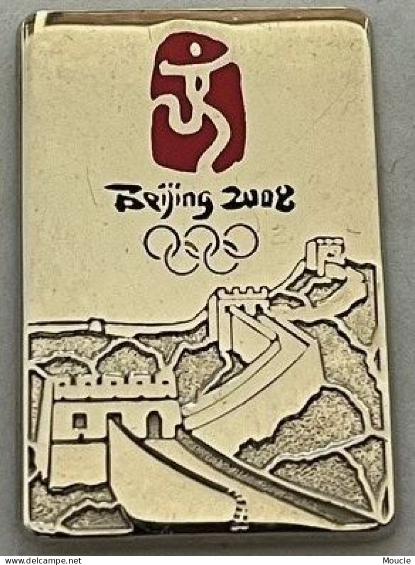 JEUX OLYMPIQUES - OLYMPICS GAMES - PEKIN 2008 - MURAILLE DE CHINE - BEJING - LOGO - SPORTS - ANNEAUX -  (22) - Jeux Olympiques