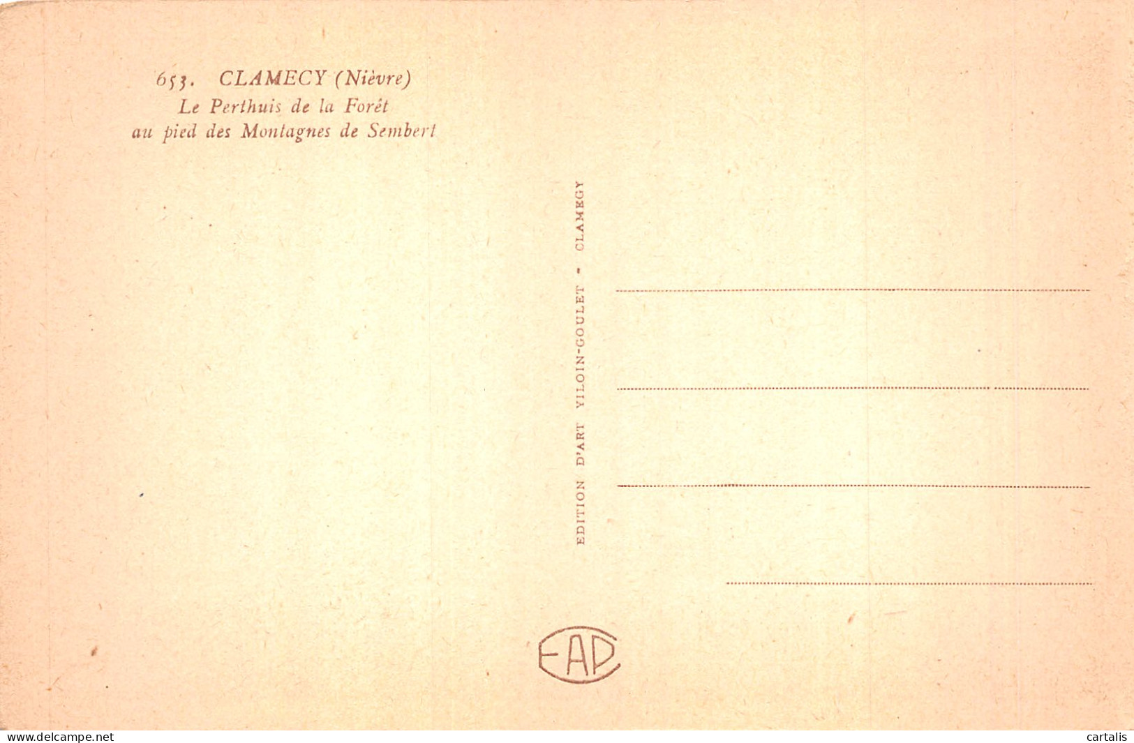 58-CLAMECY-N°4220-B/0269 - Clamecy