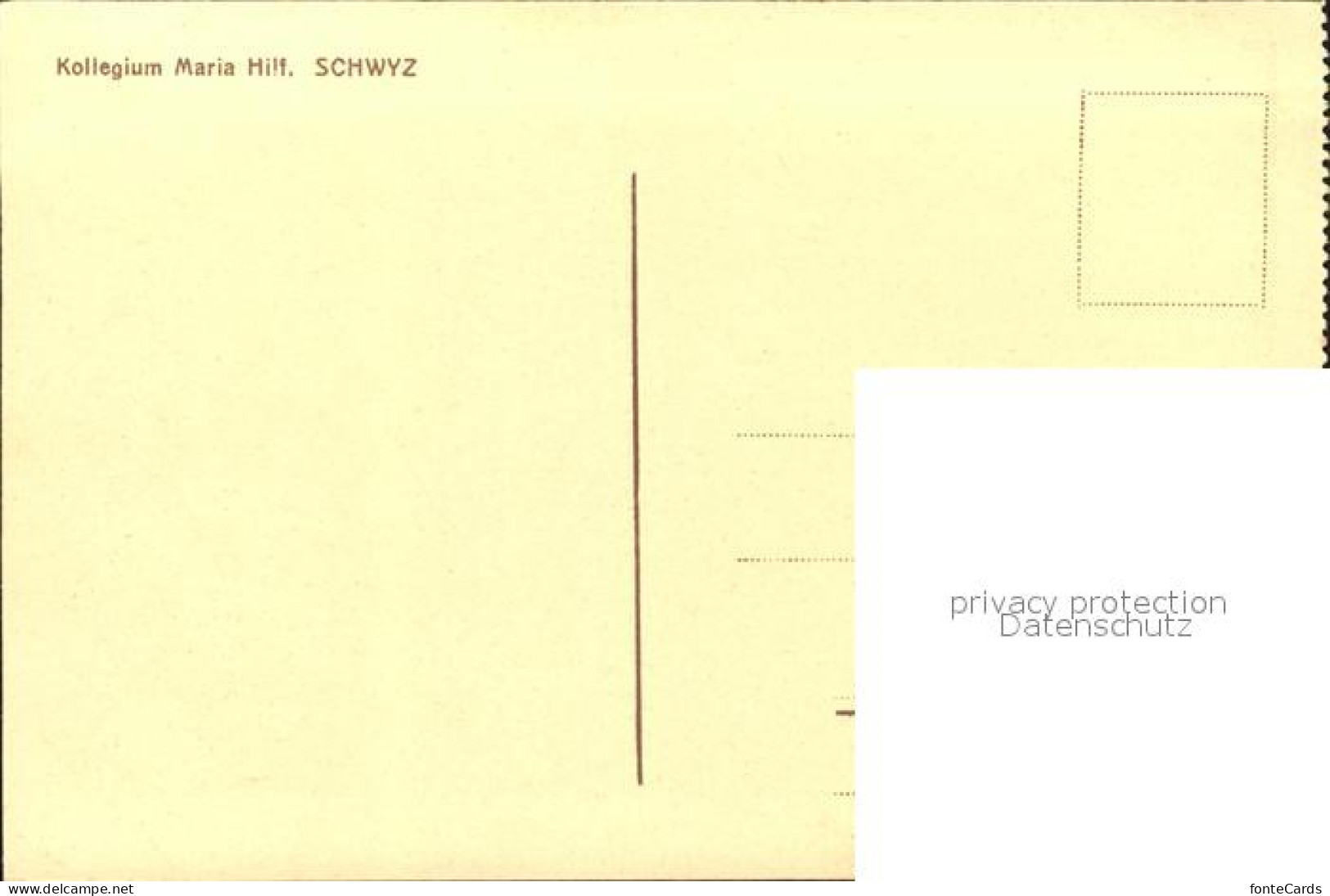 11673757 Schwyz Treppenhaus Kollegium Maria Hilf Schwyz - Sonstige & Ohne Zuordnung
