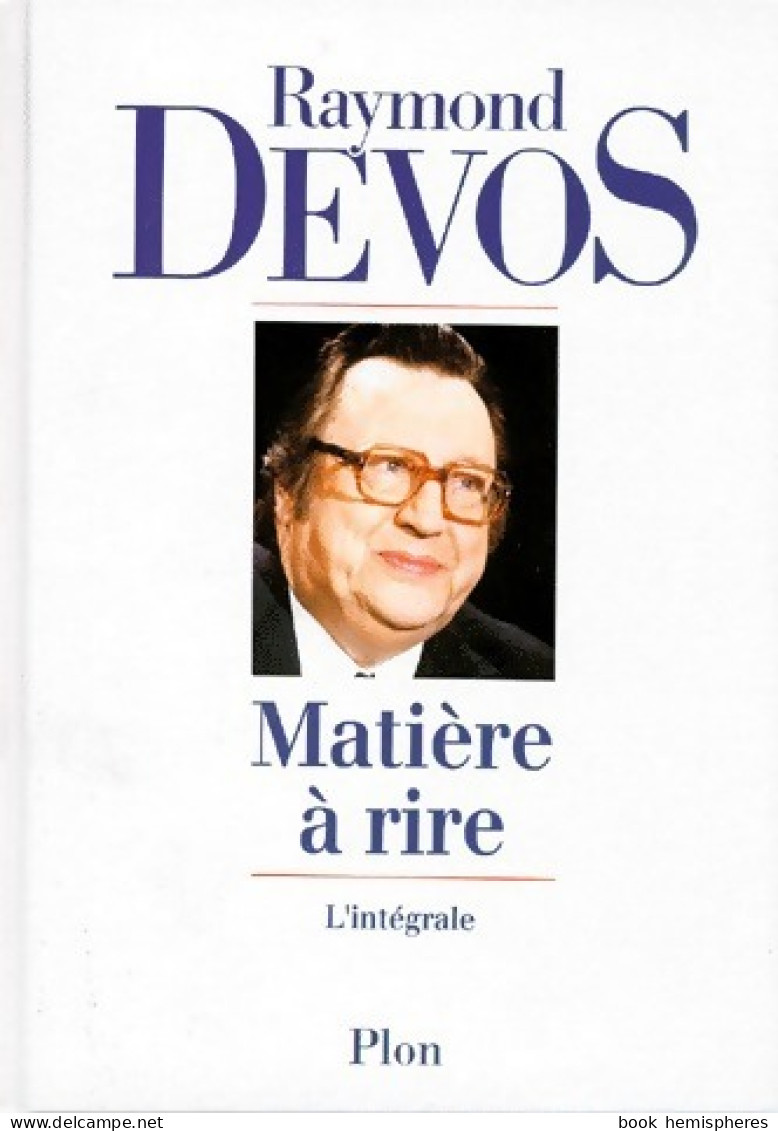 Matière à Rire (1991) De Raymond Devos - Humor