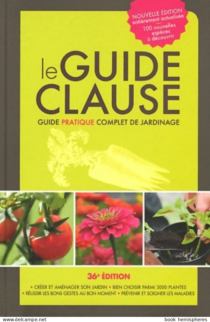 Le Guide Clause (2012) De Collectif - Garden