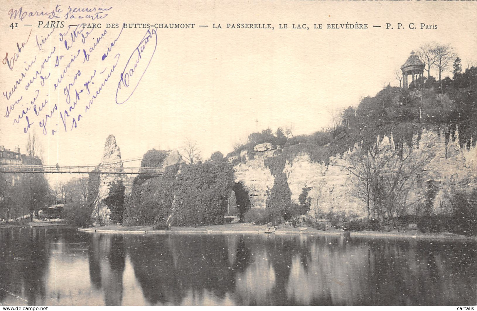 75-PARIS PARC DES BUTTES CHAUMONT-N°4220-F/0127 - Parks, Gardens