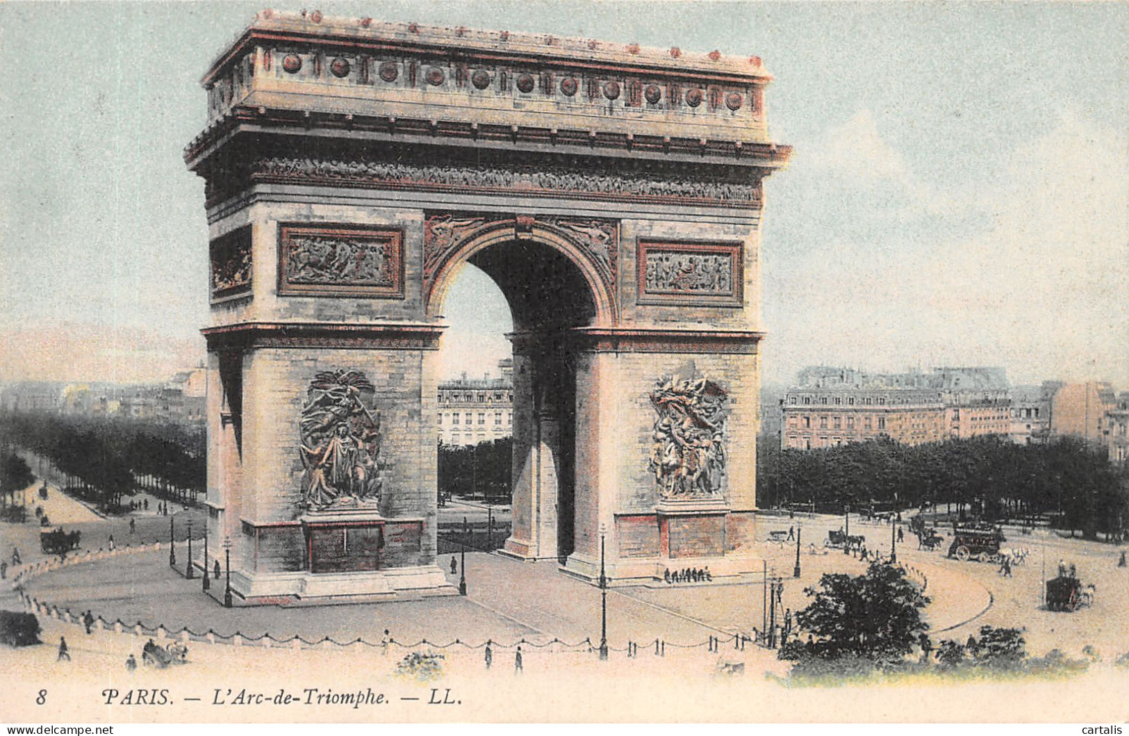 75-PARIS L ARC DE TRIOMPHE-N°4220-F/0111 - Triumphbogen