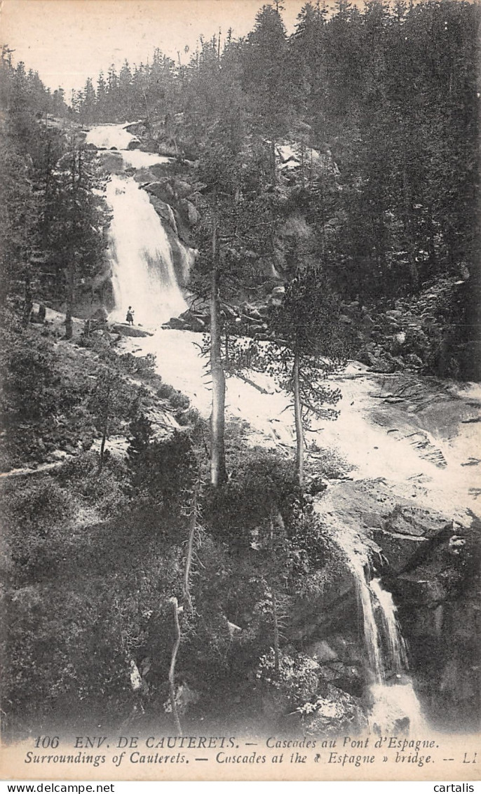 65-CAUTERETS LES CASCADES DU PONT D Espagne-N°4220-E/0375 - Cauterets