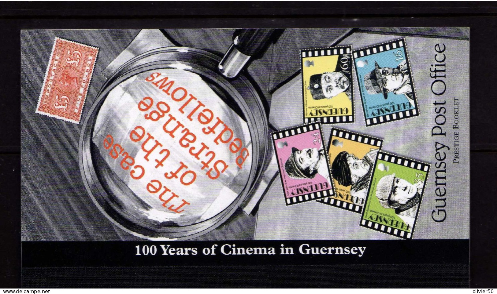 Guernesey - 1996 -  Carnet Centenaire Du Cinema - Neufs** - MNH - Guernesey