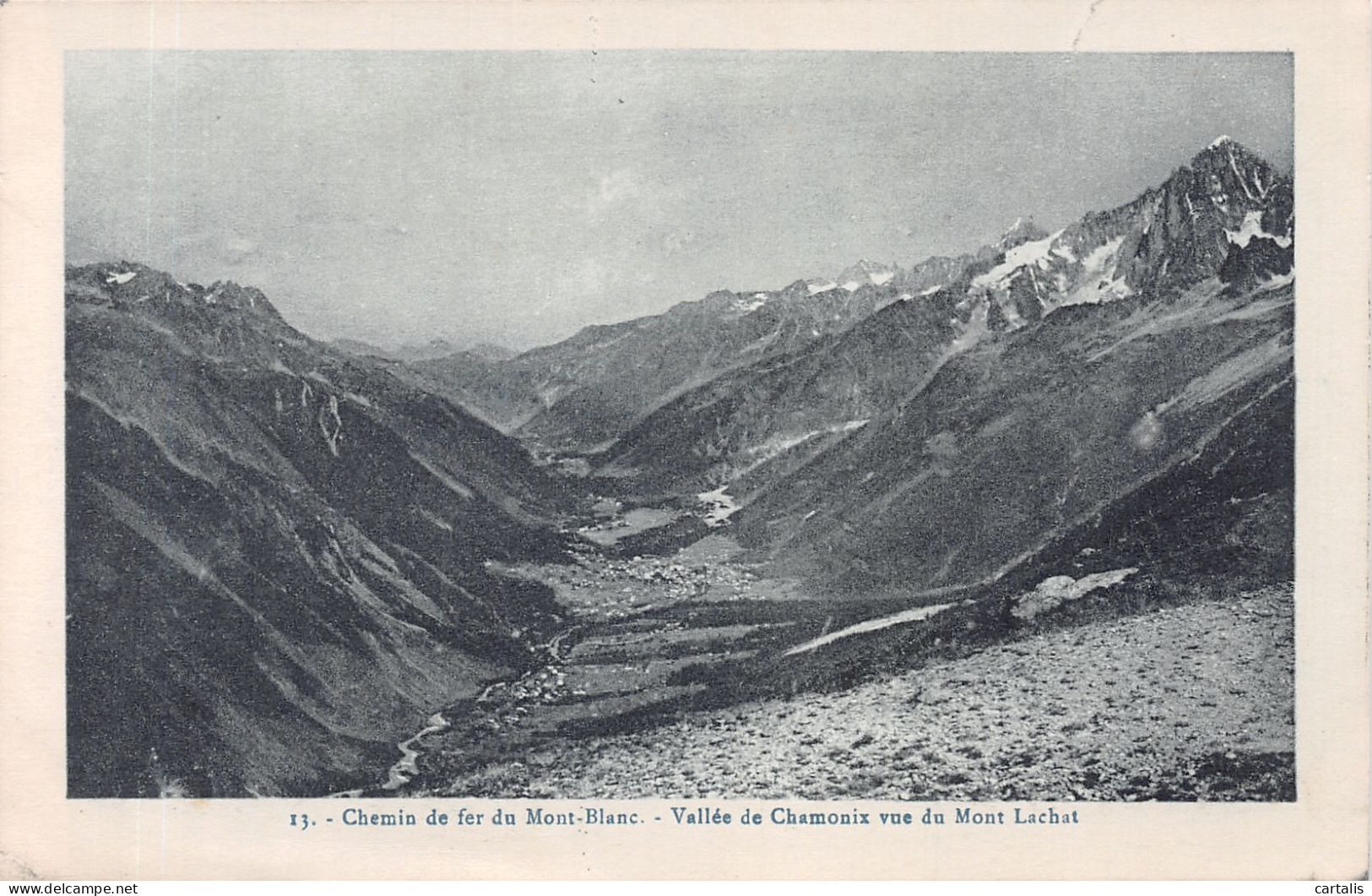 74-LE MONT BLANC VALLEE DE CHAMONIX-N°4220-E/0065 - Other & Unclassified