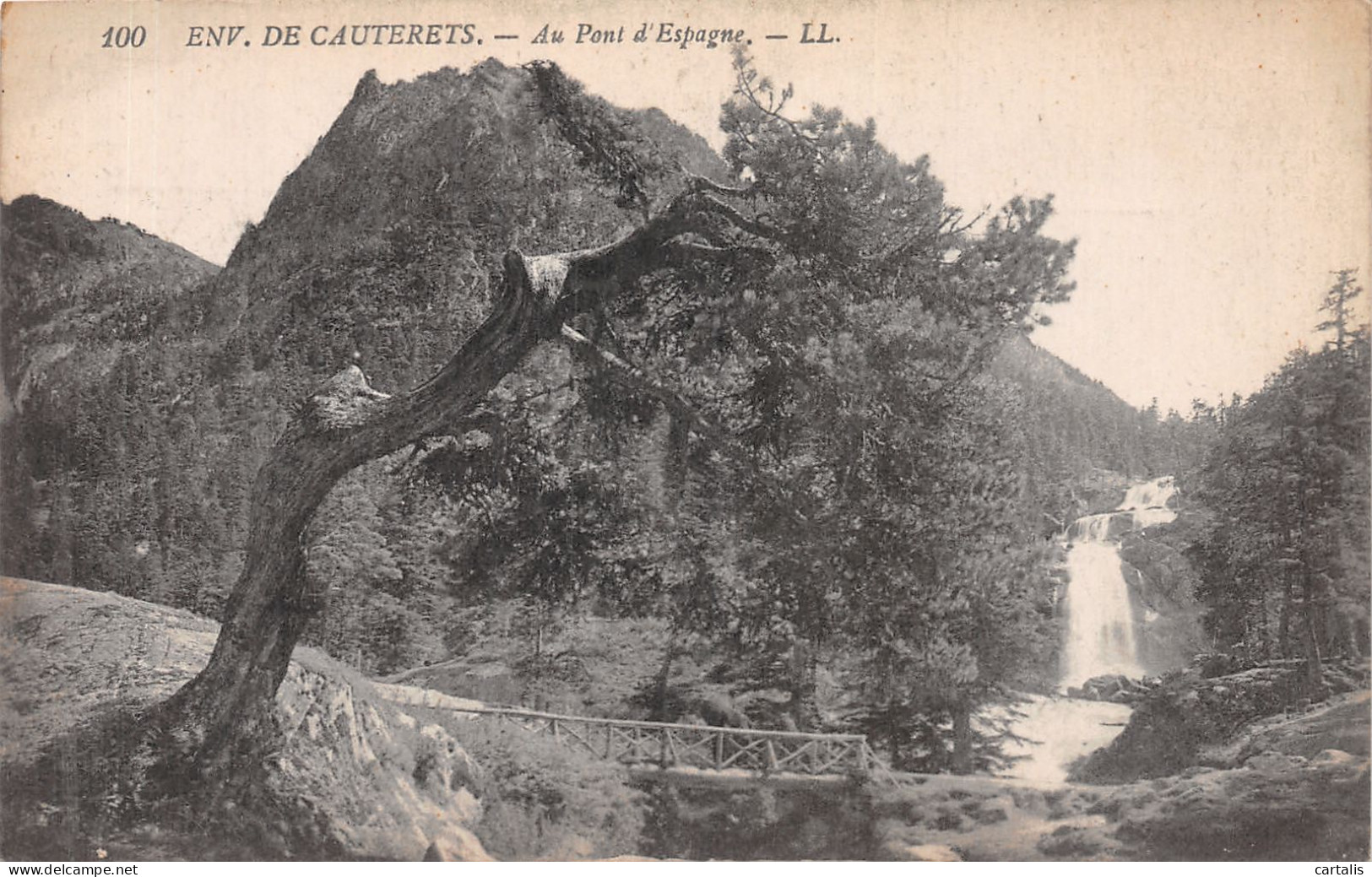 65-CAUTERETS LE PONT D Espagne-N°4220-E/0047 - Cauterets