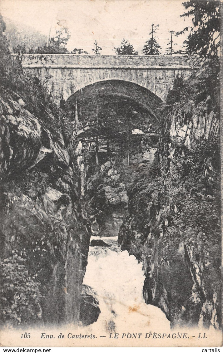 65-CAUTERETS LE PONT D Espagne-N°4220-E/0013 - Cauterets