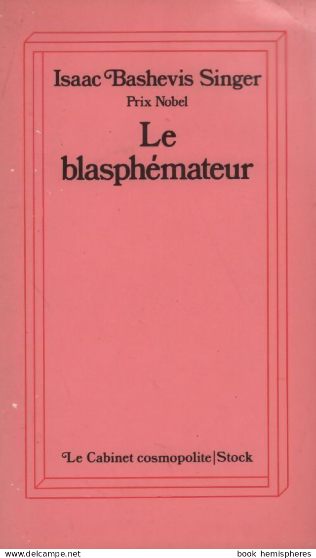 Le Blasphémateur (1979) De Isaac Bashevis Singer - Nature