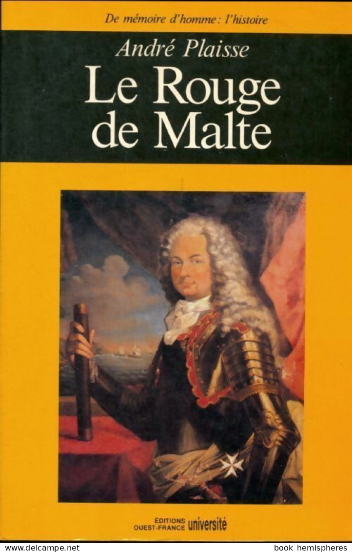 Le Rouge De Malte (1991) De André Plaisse - Biographien