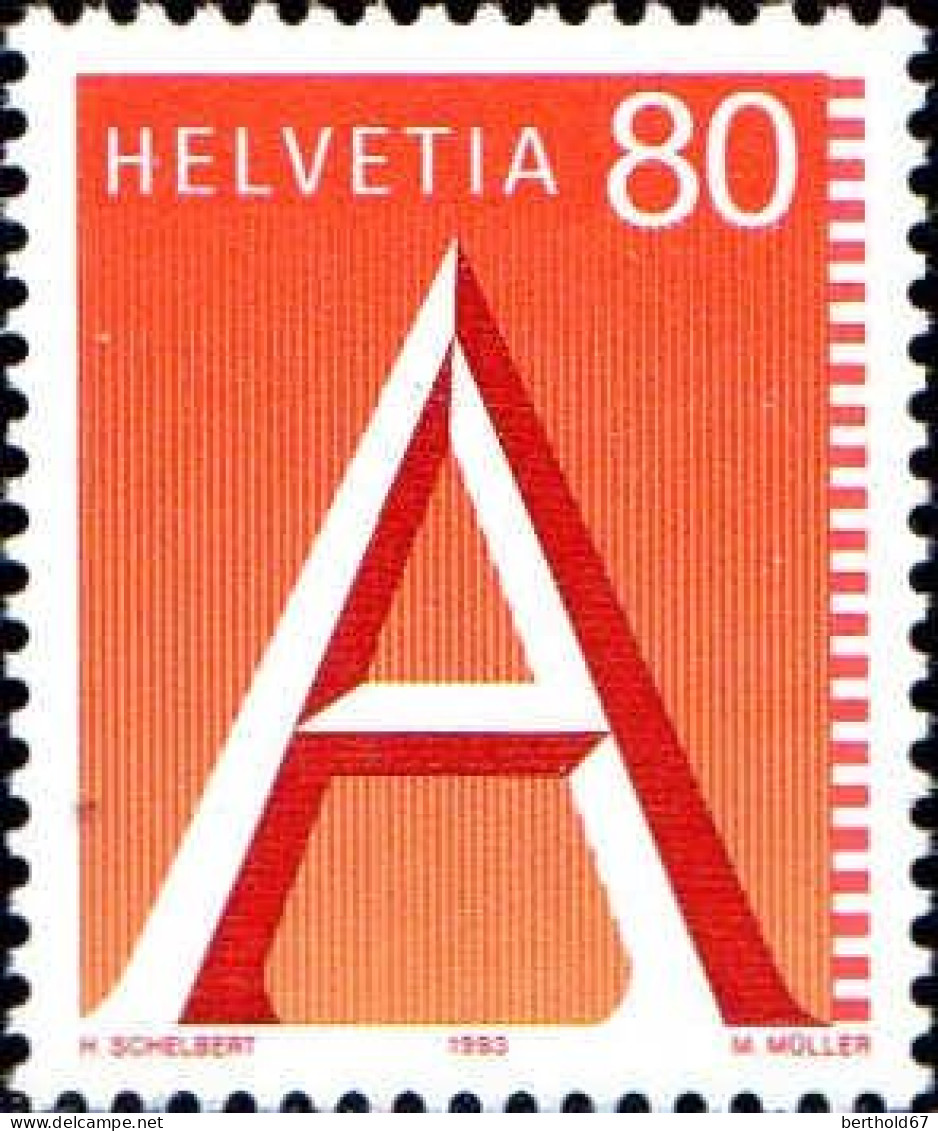 Suisse Poste N** Yv:1417 Mi:1490 A - Unused Stamps