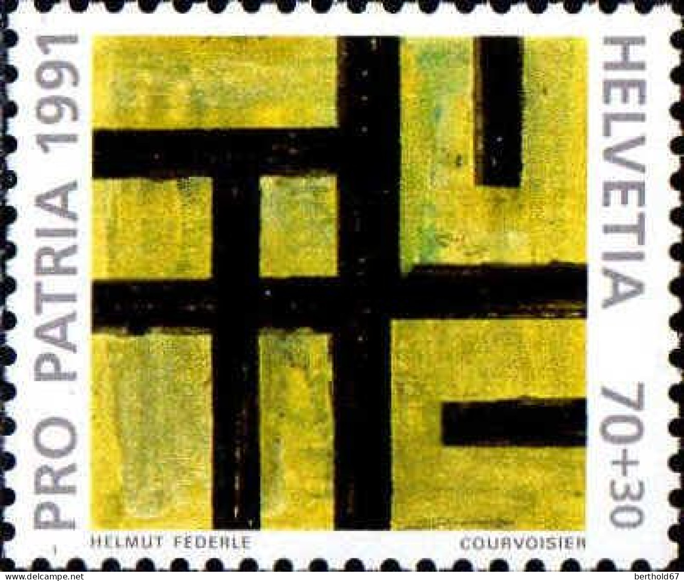Suisse Poste N** Yv:1375 Mi:1447 Pro Patria Helmut Federle - Unused Stamps