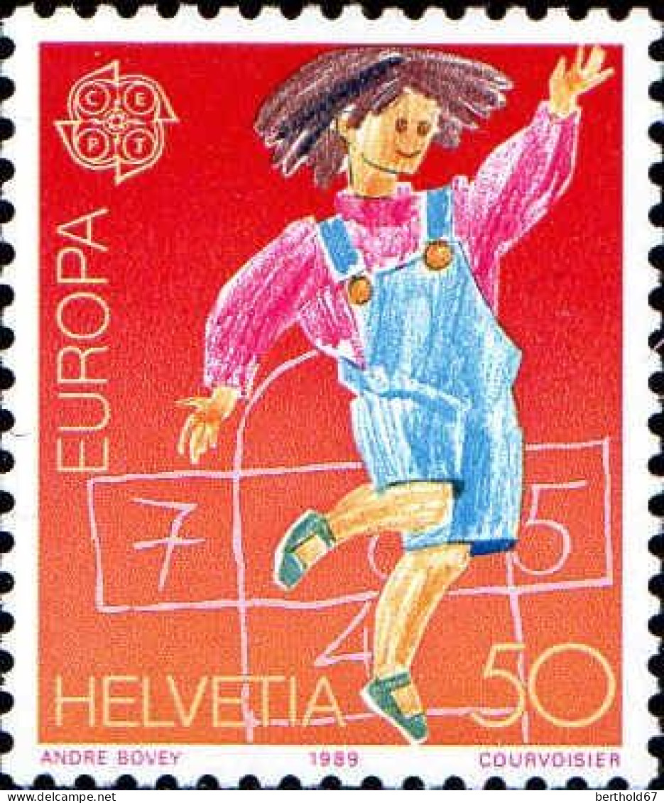 Suisse Poste N** Yv:1323 Mi:1391 Europa Cept La Marelle - Unused Stamps