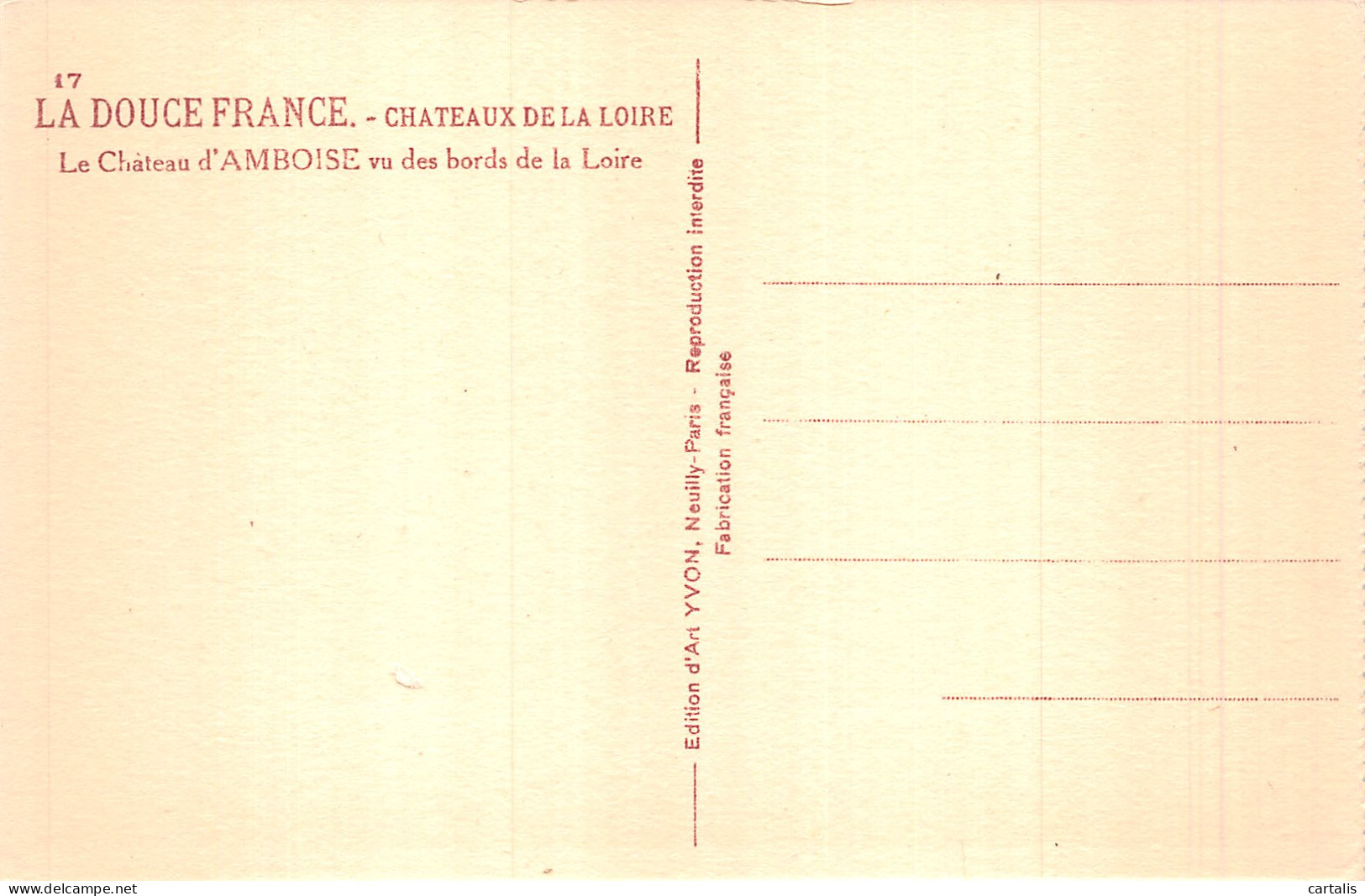 37-AMBOISE LE CHATEAU-N°4221-A/0147 - Amboise