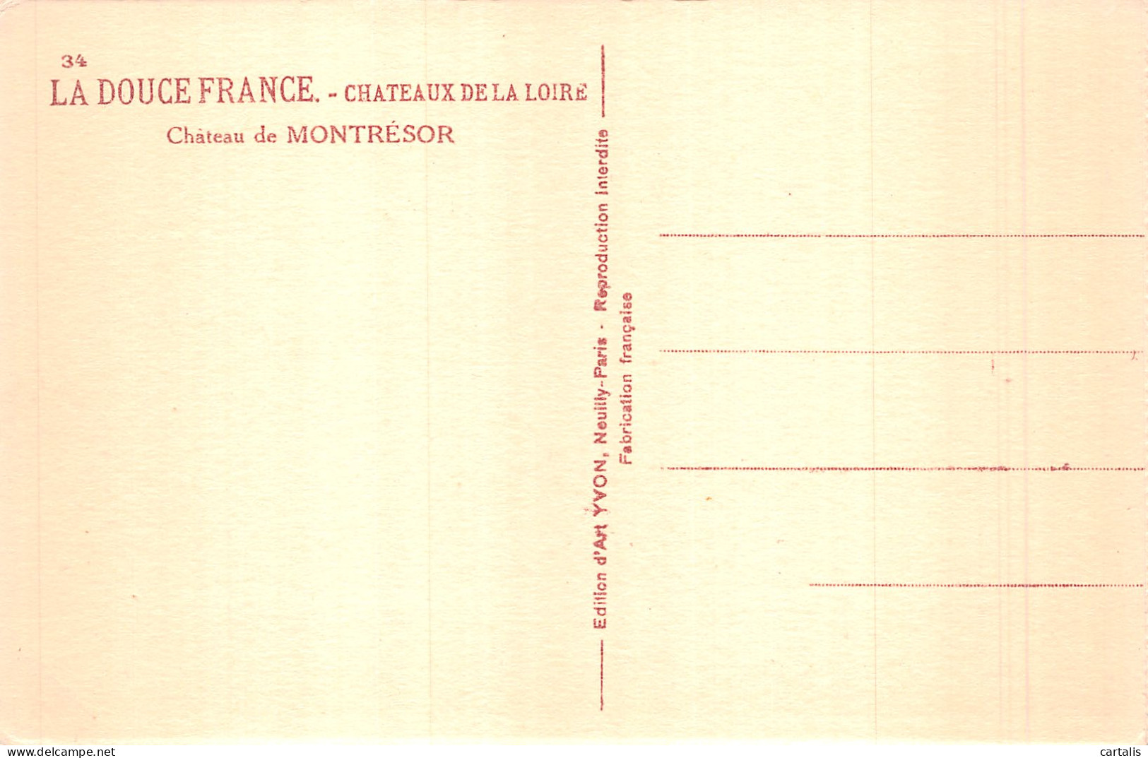 37-MONTRESOR LE CHATEAU-N°4221-A/0091 - Montrésor