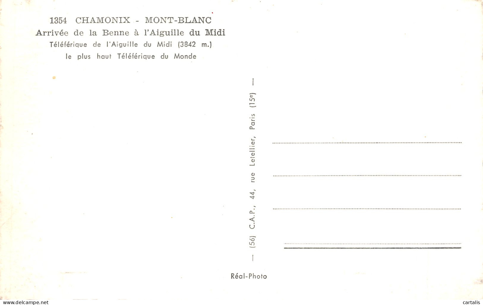 74-CHAMONIX MONT BLANC-N°4220-H/0369 - Chamonix-Mont-Blanc