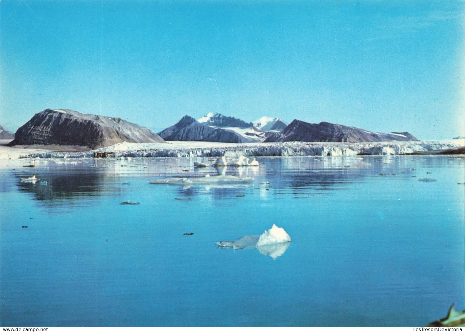 NORVEGE  - The Kongsbeern Glaicer With The Three Crowns  In The Background - Colorisé - Carte Postale - Norvège