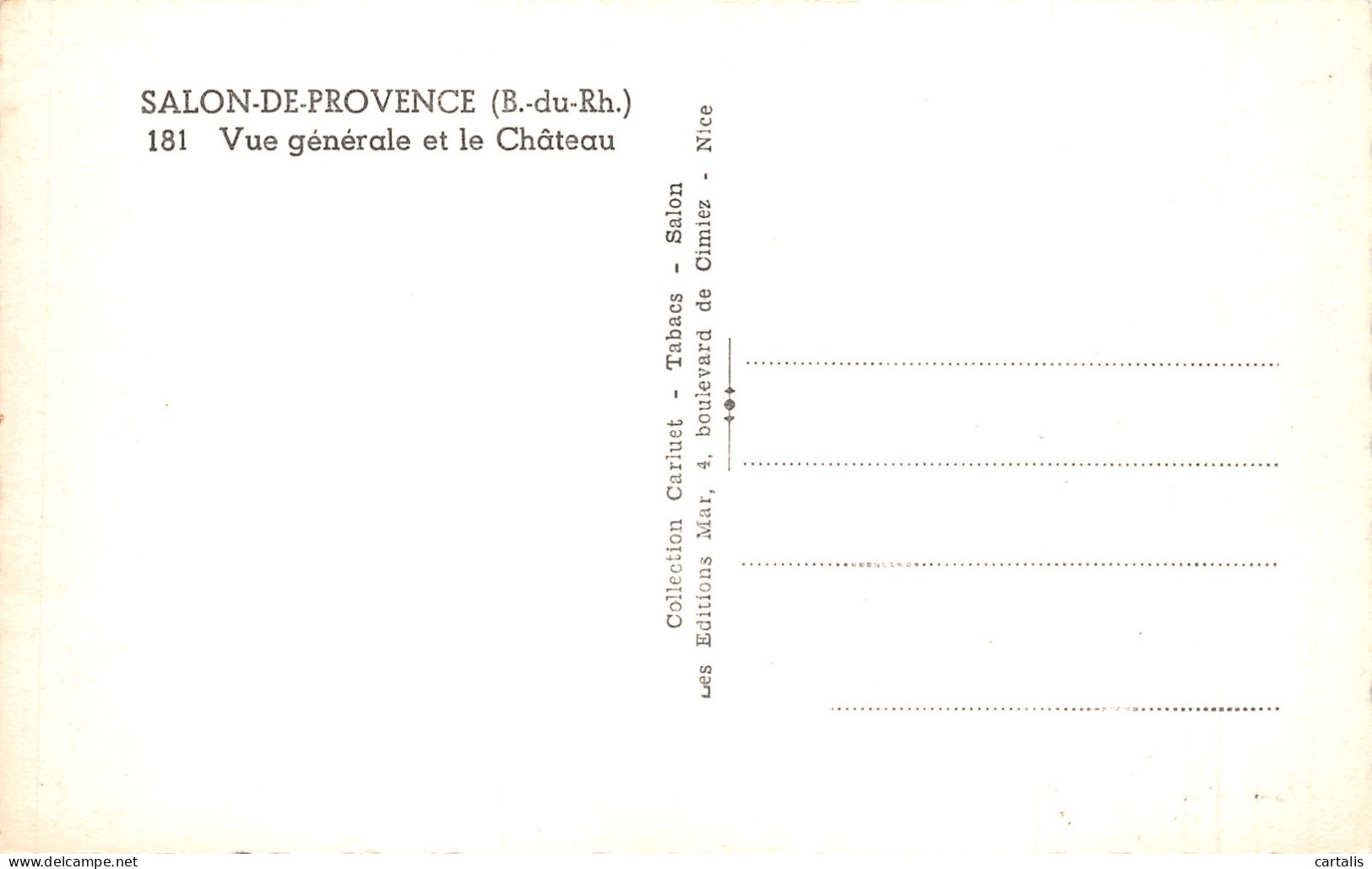13-SALON DE PROVENCE-N°4220-G/0055 - Salon De Provence