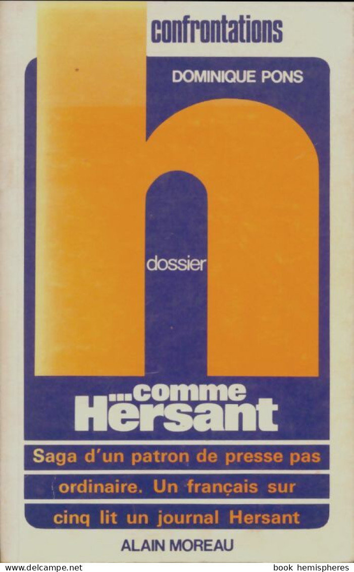 Dossier H Comme Hersant (1977) De Dominique Pons - Cine / Televisión