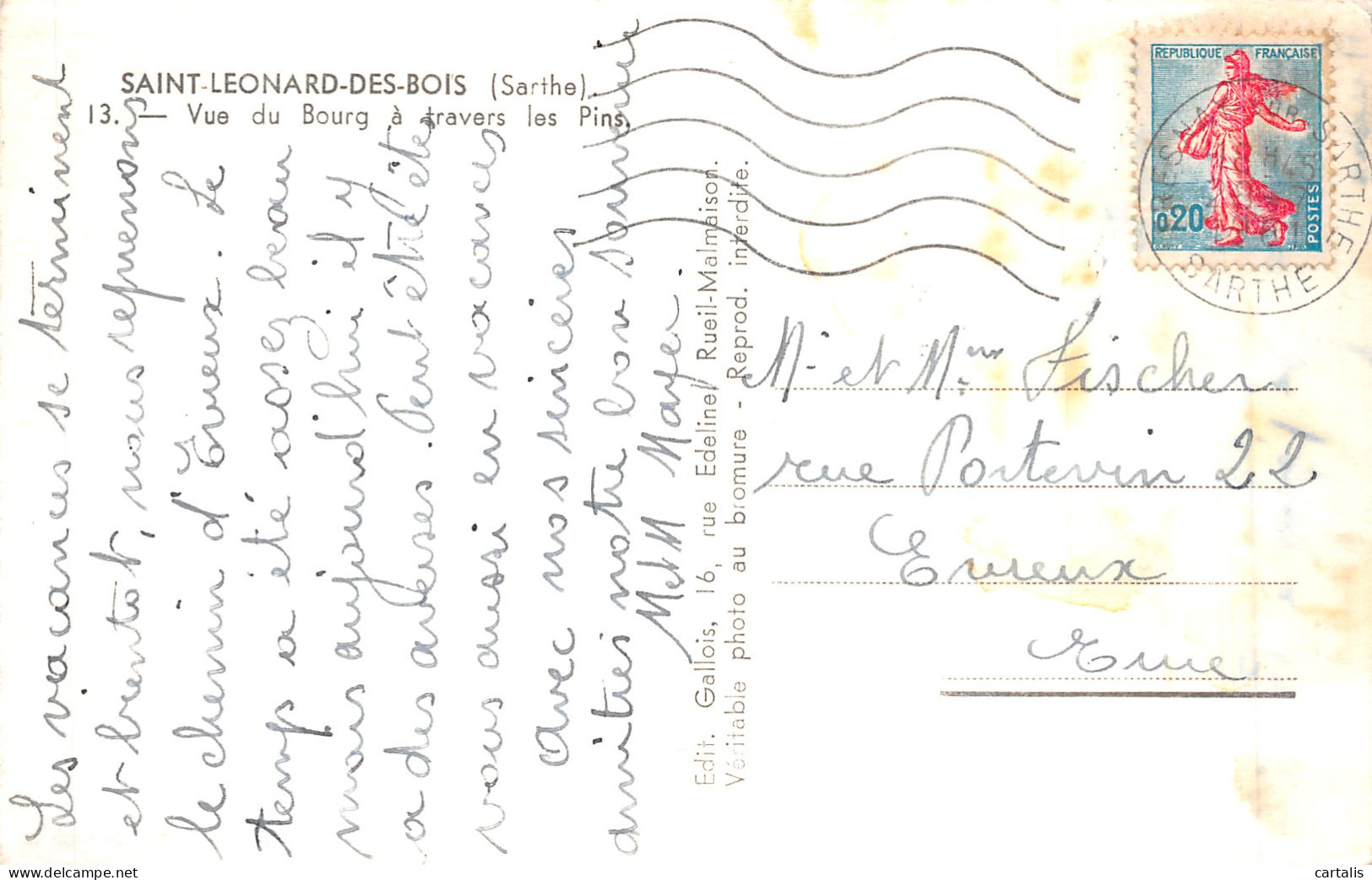 72-SAINT LEONARD DES BOIS-N°4221-B/0065 - Saint Leonard Des Bois