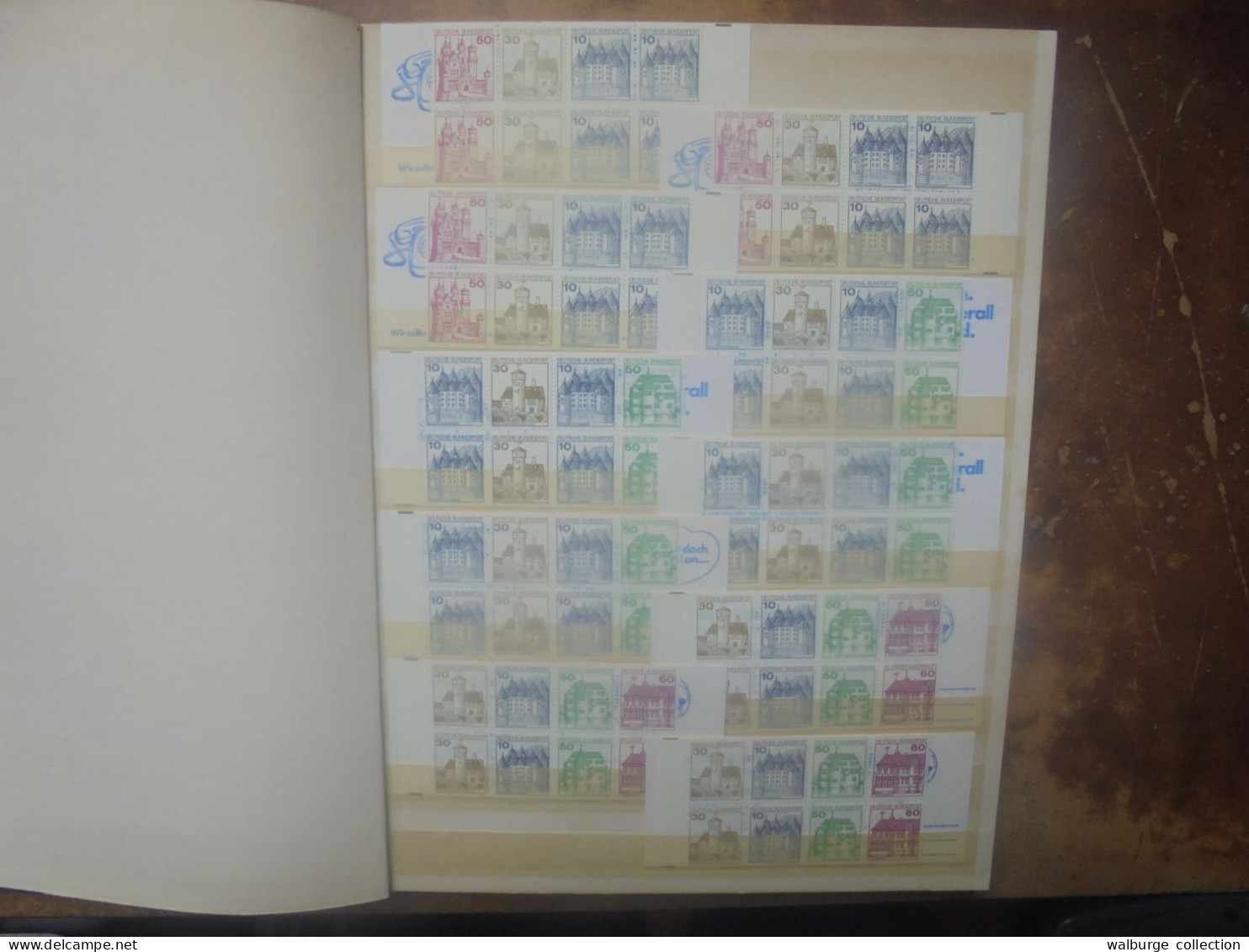 START 1 EURO ! BERLIN+REPUBLIQUE FEDERALE 78 CARNETS NEUFS Et OBLITERES (T.4) 750 Grammes - Carnets