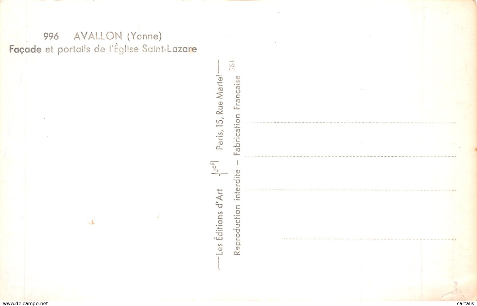 89-AVALLON-N°4221-B/0009 - Avallon