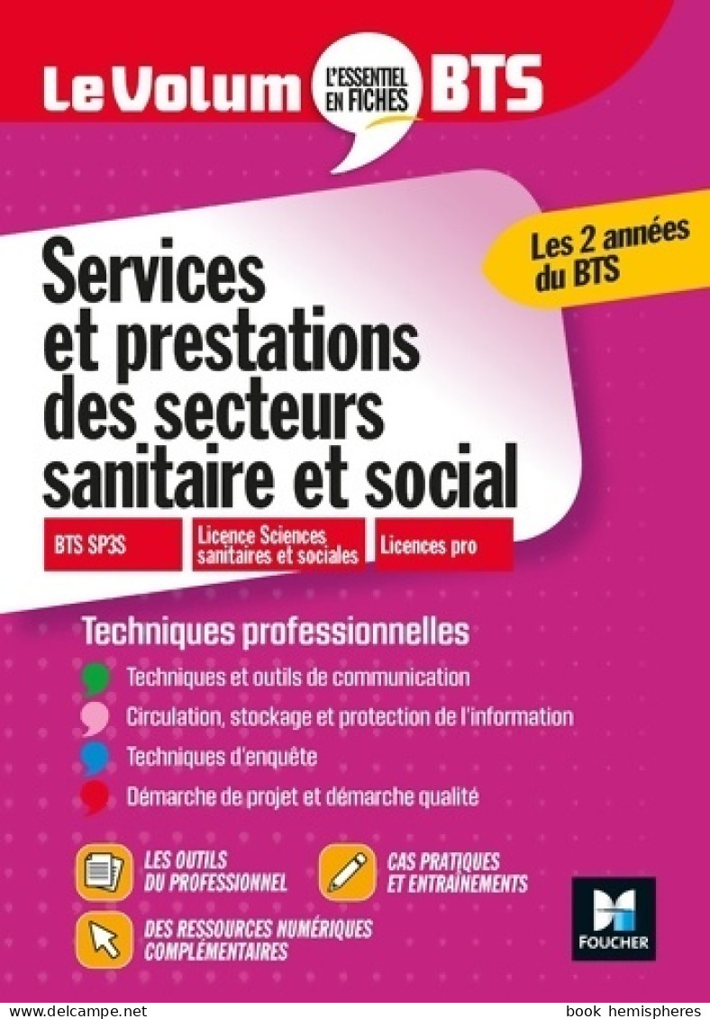 Le Volum' BTS - Services Et Prestations Des Secteurs Sanitaire Et Social SP3S -Révision Entraînement (2 - Über 18