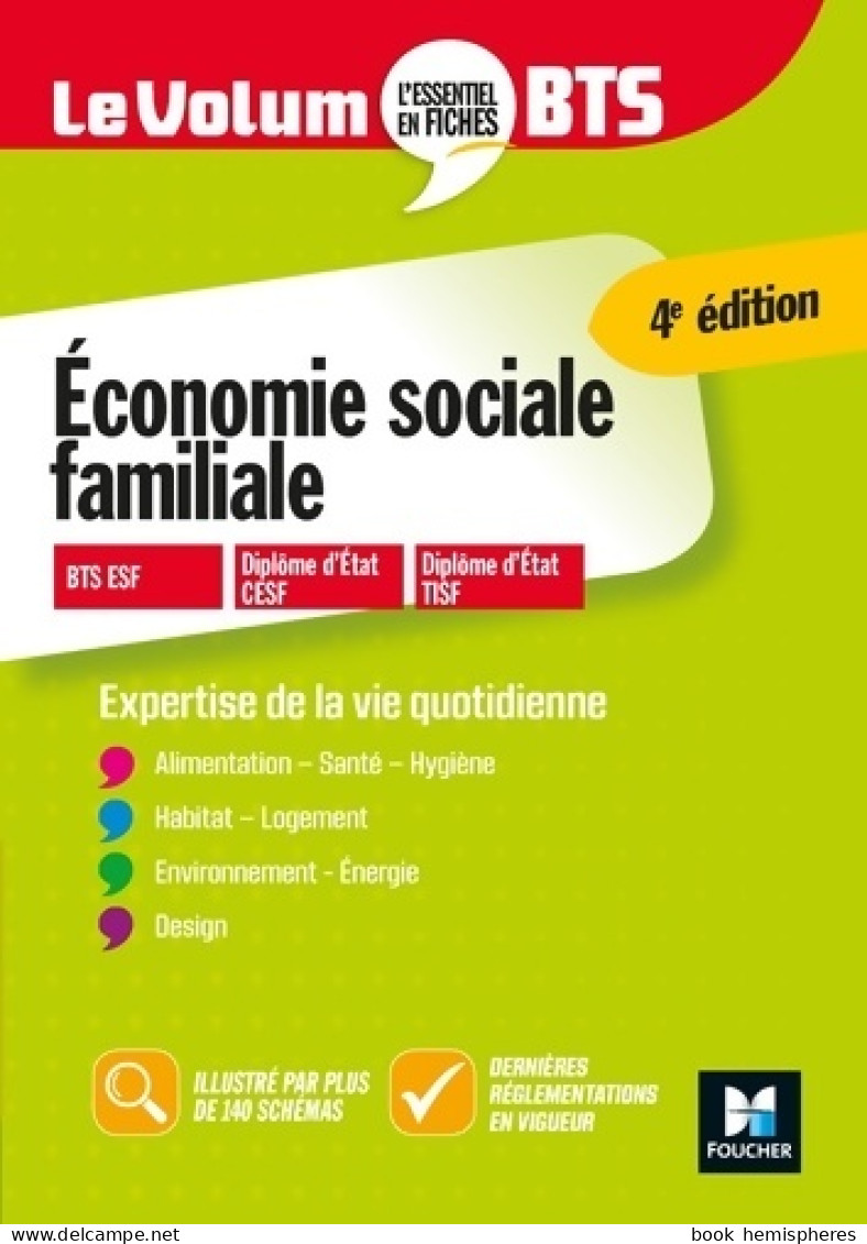 Le Volum' BTS - économie Sociale Familiale - Révision Et Entrainement (2019) De Catherine Fetz - 18 Ans Et Plus
