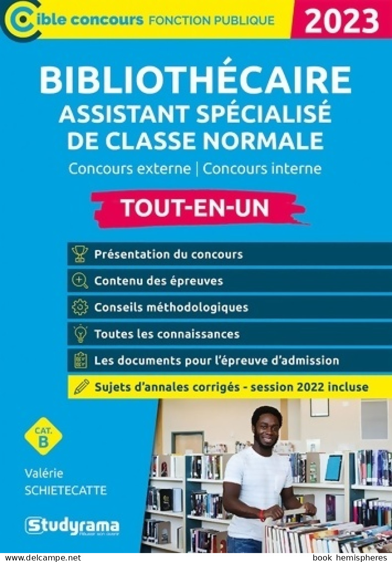 Bibliothècaire Assistant Spécialisé Classe Normale : Concours Externe Et Interne (2020) De Valérie Schiete - 18+ Years Old