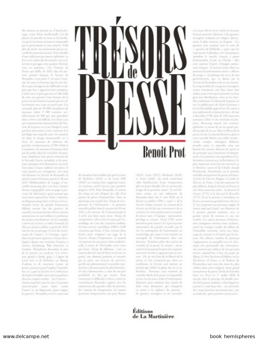 Trésors De Presse (2013) De Benoît Prot - Art