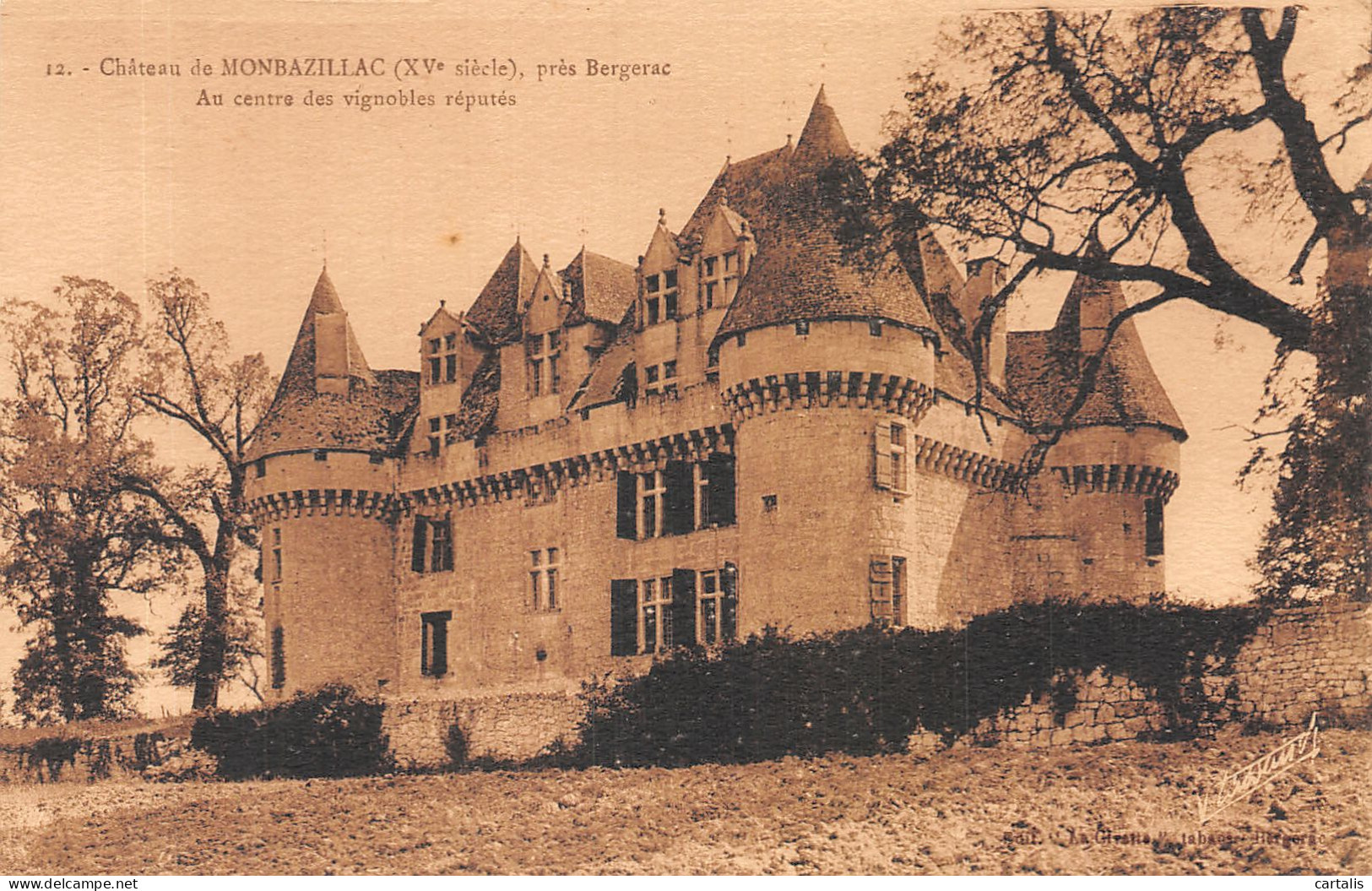 24-MONBAZILLAC LE CHATEAU-N°4221-F/0159 - Sonstige & Ohne Zuordnung